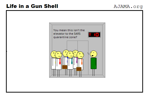 Quarantine zone for SARS
